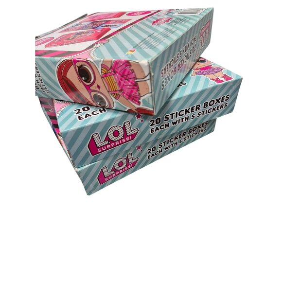 LOL Surprise Stickertreats 20 Sticker Boxes With 5 Stickers Each - Picture 4 of 4